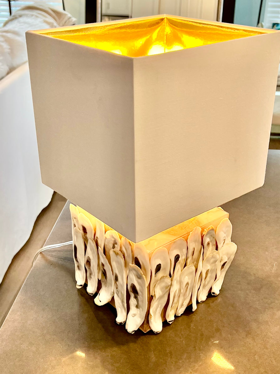 Oyster Shell Lamp