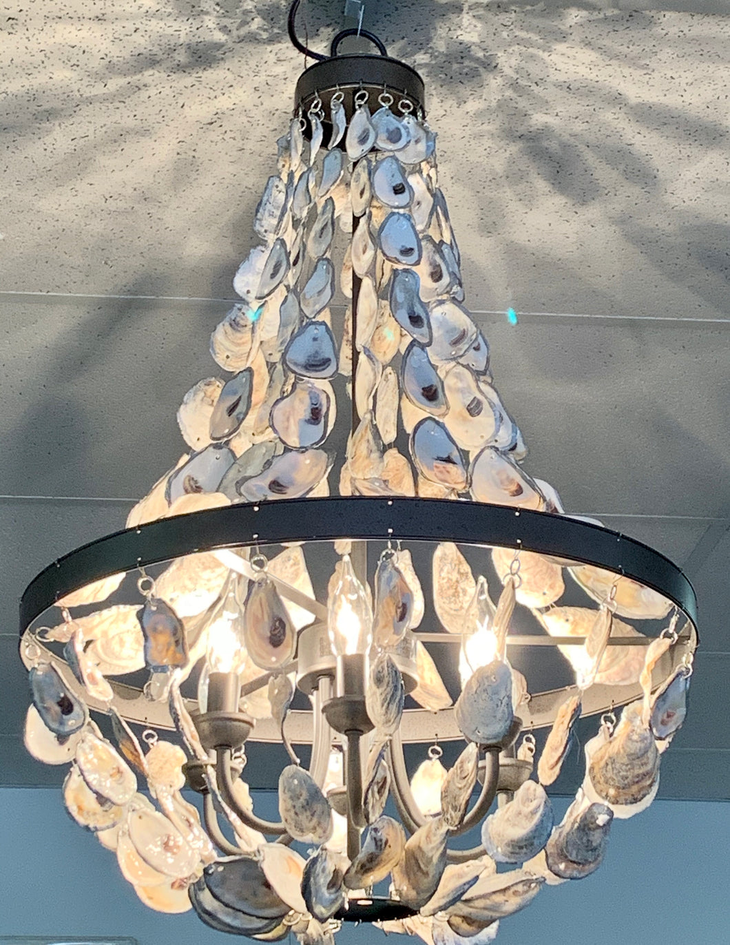Oyster Hand Painted Chandelier