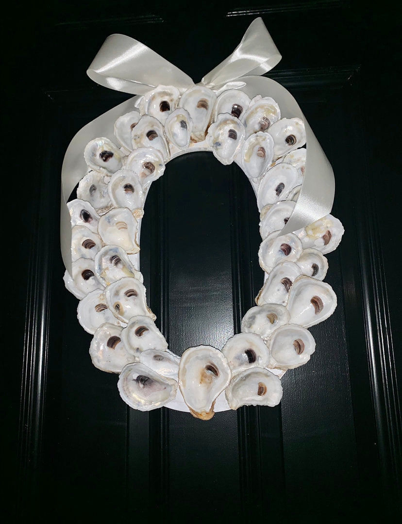 Craft a silver leaf wreath, Charleston SC